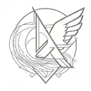 avicii logo tattoo design idea