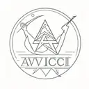avicii logo tattoo design idea