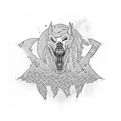 Raw Anal Power tattoo design idea