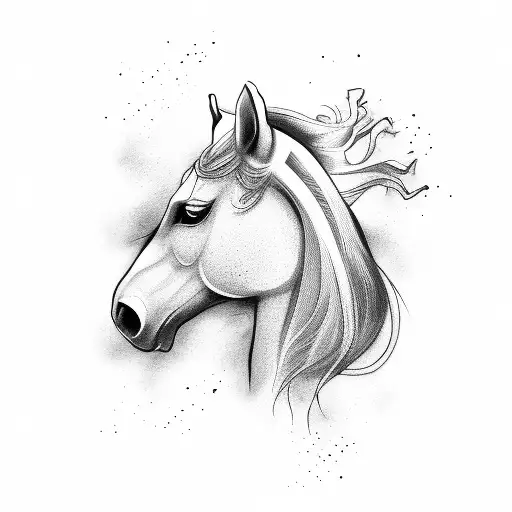 ying yang horse tattoo design by GreatWhitewolfspirit on DeviantArt