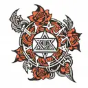 linkin park logo tattoo design idea