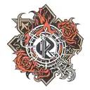 linkin park logo tattoo design idea