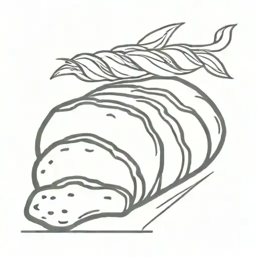 tandoori bread from central asia tattoo design idea