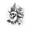 Baron Samedi + voodoo themes tattoo design idea