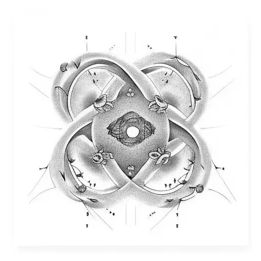 A tattoo portraying a beta endorphin molecule. (C₇₉H₁₂₂N₂₂O₂₁.) as a vine with different flowers as the chemicals tattoo design idea