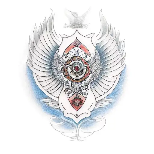 serenity prayer tattoo design idea