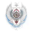 serenity prayer tattoo design idea