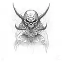 Lilith from Diablo 4 tattoo design idea