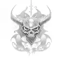 Lilith from Diablo 4 tattoo design idea