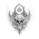 Lilith from Diablo 4 tattoo design idea