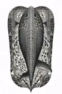 Humpback Whale tattoo design idea