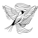 Swallow Bird tattoo design idea