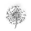 Dandelion tattoo design idea