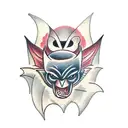 Bat tattoo design idea