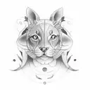 A memorial tattoo combining the images of your lost grandparents and uncle with their favorite animals and a serene nature backdrop tattoo design idea