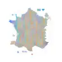 A pixelated map of the USA with iconic video game characters scattered throughout tattoo design idea