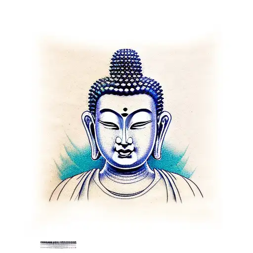 Buddha tattoo design idea