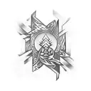 tatoo symbolizing the strength and resilience of Singapore tattoo design idea