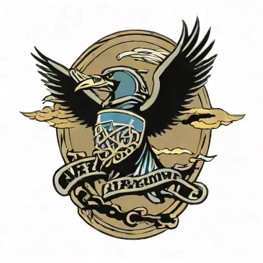 airborne infantry tattoo design idea