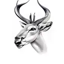 springbok tattoo design idea
