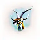 springbok tattoo design idea