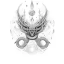  hel Jörmungandr tattoo design idea