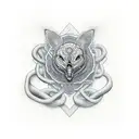 amor tattoo design idea