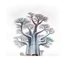 baobab tree tattoo design idea