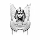 egypt pyramid cleopatra sphinx Roman coliseum gladiator tattoo design idea