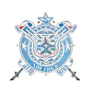 A traditional style tattoo of crossed rifles with a banner that reads 'United States Air Force' surrounded by patriotic elements tattoo design idea