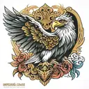 imperial eagle tattoo design idea