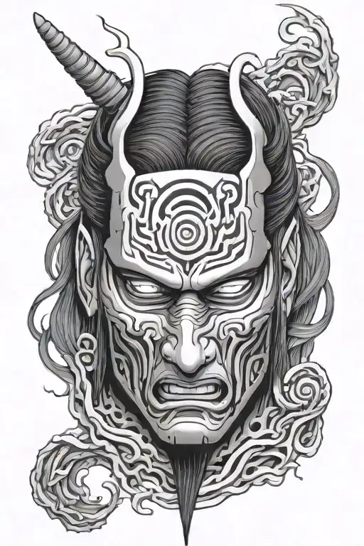 itachi susanoo mask tattoo design idea