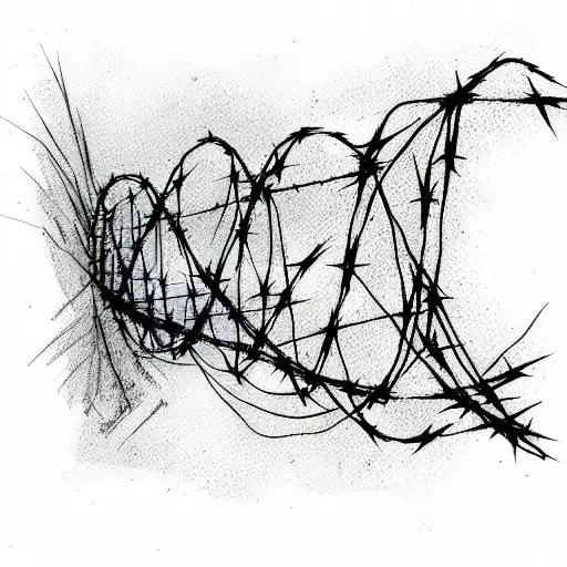 Barbed Wire tattoo design idea