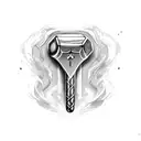 mjölnir thor's hammer tattoo design idea