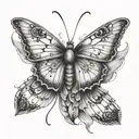 mariposa tattoo design idea