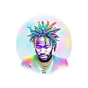 lil uzi vert inspired tattoo design idea