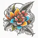 world industries tattoo design idea