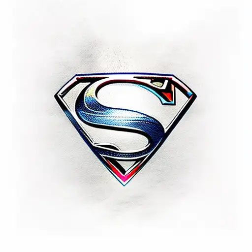 superman logo  tattoo design idea