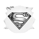 superman logo tattoo design idea