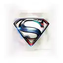 superman logo  tattoo design idea
