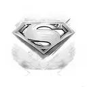 superman logo tattoo design idea