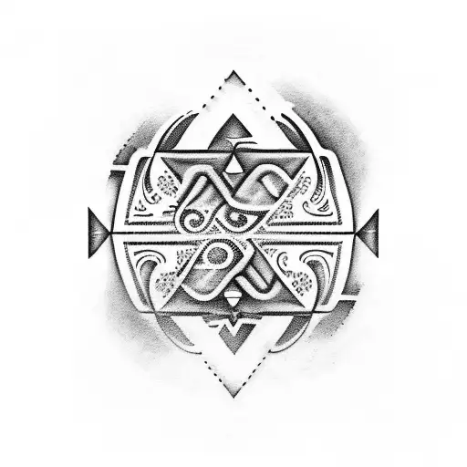 anagram of the words "Lina" and "Nils"  tattoo design idea