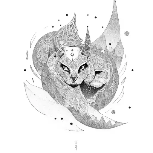 anagram of Lina and Nils  tattoo design idea