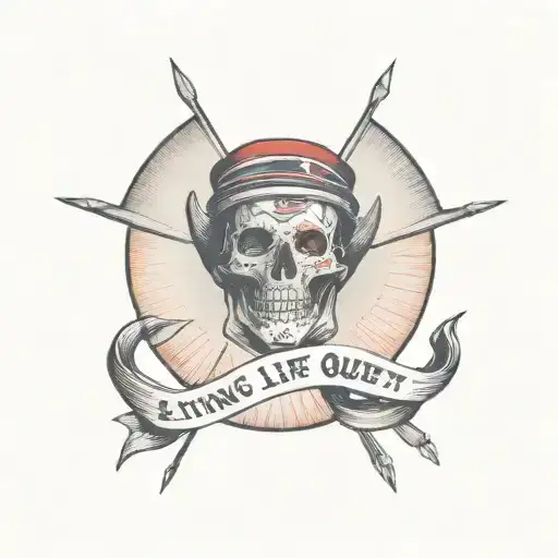 living a life of quiet desperation  tattoo design idea