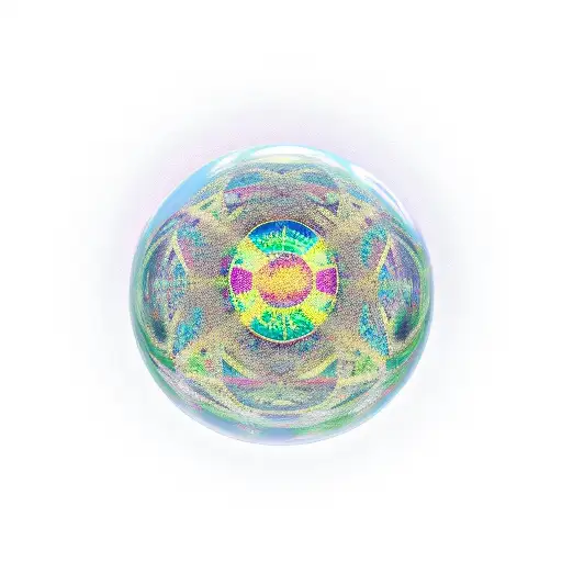 crystal ball tattoo design idea