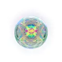 crystal ball tattoo design idea