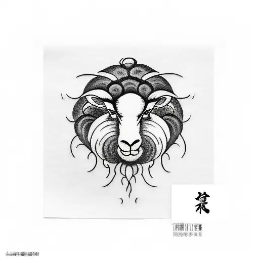 black sheep tattoo design idea
