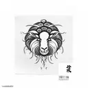 black sheep tattoo design idea