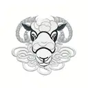 black sheep tattoo design idea