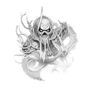 Elden ring  tattoo design idea